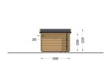 Garden Log Cabin MALTA (34 mm), 3x3 m (10'x10'), 9 m² specification 4