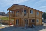 Log Cabin House TOULOUSE (Insulated PLUS, 44 + 44 mm), 100 m² With 20 m² Terrace customer 2