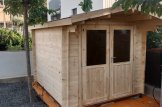 Garden Log Cabin PETER (34 mm), 3x3 m (10'x10'), 9 m² customer 2