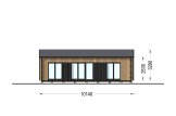 Granny Annexe SELENE M (44 mm + Cladding + Insulation), 10.2x6.2 m (34'x20'), 63 m² specification 3