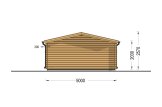Log Cabin DREUX (34 mm), 5x4 m (16'x13'), 20 m² specification 4