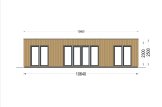 Granny Annexe PREMIUM (Insulated, 34 mm + Cladding), 10.5x4.5 m (35'x15'), 47 m² specification 2