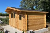 Garden Log Cabin BENINGTON (34 mm), 4.5x3 m (15'x10'), 13 m² customer 1
