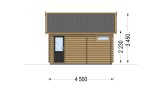 Garden Room CLOCKHOUSE S (44 mm), 4.5x4.5 m  specification 4