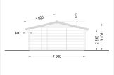 Garden Studio MILA (44 mm), 8x7 m (26'x23'), 56 m² specification 5