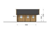 Log Cabin With Loft SCOOT S (34+34 mm), 4.5x6 m (15'x20'), 27 m² + 9 m² specification 4