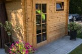 Garden Log Cabin MODERN (28 mm), 3x2 m (10'x7'), 6 m² customer 2