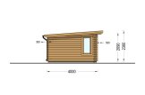 Garden Office Shed ESSEX (34 mm), 5x4 m (16'x13'), 20 m² specification 3