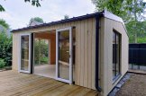 Garden Cabin EMMY S (Insulated, 34 mm + Cladding), 5x3 m, 15 m² customer 3