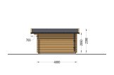 Garden Log Cabin PETER (34 mm), 3x4 m (10'x13'), 12 m² specification 5