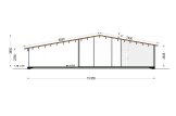 Log Cabin House RIVIERA S (44+44 mm), 130 m² specification 6