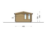 Garden Room DEVON (44 mm), 6x4 m (20'x13'), 24 m² specification 3