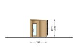 Outdoor Sauna OKO (34 mm + Cladding), 2.3x2.3 m, 4.1 m² specification 5