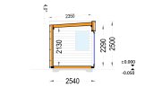 Garden Room PREMIUM S (Insulated PLUS, 34 mm + Cladding), 4.1x2.4 m (14'x8'), 10 m² specification 6