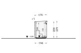 Outdoor Sauna OKO (34 mm + Cladding), 2.3x1.6 m, 2.7 m² specification 6
