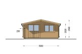 Log Cabin LILLE (44 mm), 5x5 m (16'x16'), 25 m² specification 2