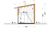 Log Cabin SOPHIA With Loft (34 mm + Cladding + Insulation), 20 m² specification 7