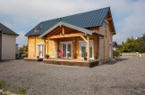 Log Cabin House VERA (44+44 mm), 132 m² + 13.5 m² Terrace customer 1