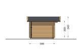 Garden Log Cabin LILLE (34 mm), 4x3 m (13'x10'), 12 m² specification 3