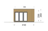 Garden Room PREMIUM (34 mm + Cladding), 5x4 m (16'x13'), 20 m² specification 5
