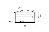 Log Cabin LILLE (44 mm), 4x5 m (13'x16'), 20 m² specification 6