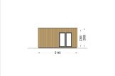 Granny Annexe PREMIUM (Insulated, 34 mm + Cladding), 6x5 m (20'x16'), 30 m² specification 5