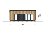Granny Annexe DIANA Modern FM (Insulated, 34 mm + Cladding), 7.5x4.2 m (25'x14'), 26 m² specification 2