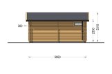 Log Cabin OLIVIA S (34+34 mm), 6x6 m (20'x20'), 27 m² With 8 m² Terrace specification 5