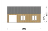 Log Cabin AGATA S With Loft (44 mm + Cladding), 39 m² specification 6