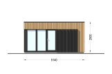 Garden Room PREMIUM (34 mm + Cladding), 5x3 m (17’x10’), 13 m² specification 2