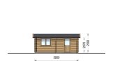 Single Wooden Garage CLASSIC (34 mm), 4x6 m (13'x20'), 24 m² specification 3