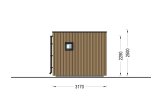 Garden room INES (34 mm + cladding), 6x3 m (20'x10'), 18 m² specification 3