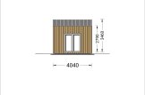Garden Cabin TONIA S (34 mm + Cladding), 4x4 m, 16 m² specification 3