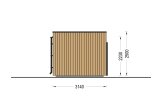 Garden Room PREMIUM (34 mm + Cladding), 5.95x3 m (20’x10’), 16 m² specification 5