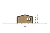 Granny Annexe SELENE M (44 mm + Cladding), 10.2x6.2 m (34'x20'), 63 m² specification 4