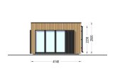 Garden Room PREMIUM (34 mm + Cladding), 5x4 m (17’x13’), 18 m² specification 3