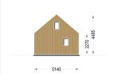 Log Cabin AGATA S With Loft (44 mm + Cladding), 39 m² specification 5