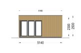 Garden Room PREMIUM (Insulated PLUS, 34 mm + Cladding), 5x3 m (16'x10'), 15 m² specification 2
