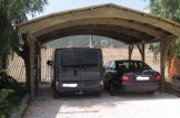 Double Wooden Carport BETSY DUO 6.2x6 m (20'x20'), 36 m² customer 1