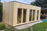 Outdoor Sauna With Changing Room DELLA (34 mm + Cladding), 4,6 x 2,6 m, 9,3 m² customer 2