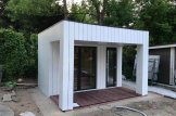Outdoor Sauna DELLA (34 mm + Cladding), 3,6 x 2,1 m, 5,5 m², Terrace 5 m² customer 3