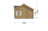 Garden Room CLOCKHOUSE S (44 mm), 4.5x4.5 m  specification 5