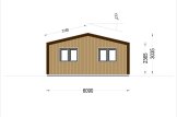 Granny Annexe SELENE S (44 mm + Cladding), 10.2x6.2 m (34'x20'), 63 m² specification 5