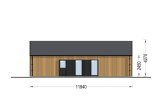 Log Cabin ADALINE (34 mm + Cladding + Insulation), 50 m² specification 4