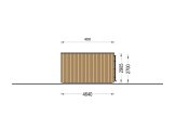 Granny Annexe PREMIUM S (Insulated, 34 mm + Cladding), 10.5x4.5 m (35'x15'), 47 m² specification 5