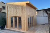 Log Cabin SOPHIA With Loft (34 mm + Cladding + Insulation), 30 m² customer 3