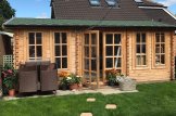 Garden Office Shed DEVON (34+34 mm + Insulation), 6x4 m (20'x13'), 24 m² customer 2