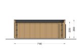 Garden Room PREMIUM (34 mm + Cladding), 7x4 m (23’x13’), 25 m² specification 4