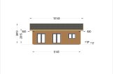 Granny Annexe ALICE S (44 mm + Cladding), 10.2x6.2 m (34'x20'), 63 m² specification 2