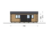 Granny Annexe DIANA Modern M (34 mm + Cladding), 7.5x4.2 m (25'x14'), 26 m² specification 4